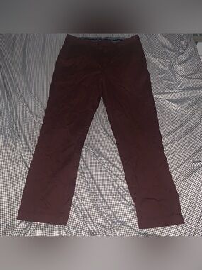 Classic Straight-Leg Pants in Brown. 36x30